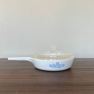 Corning Ware 6 1/2 inch cornflower blue deep dish
